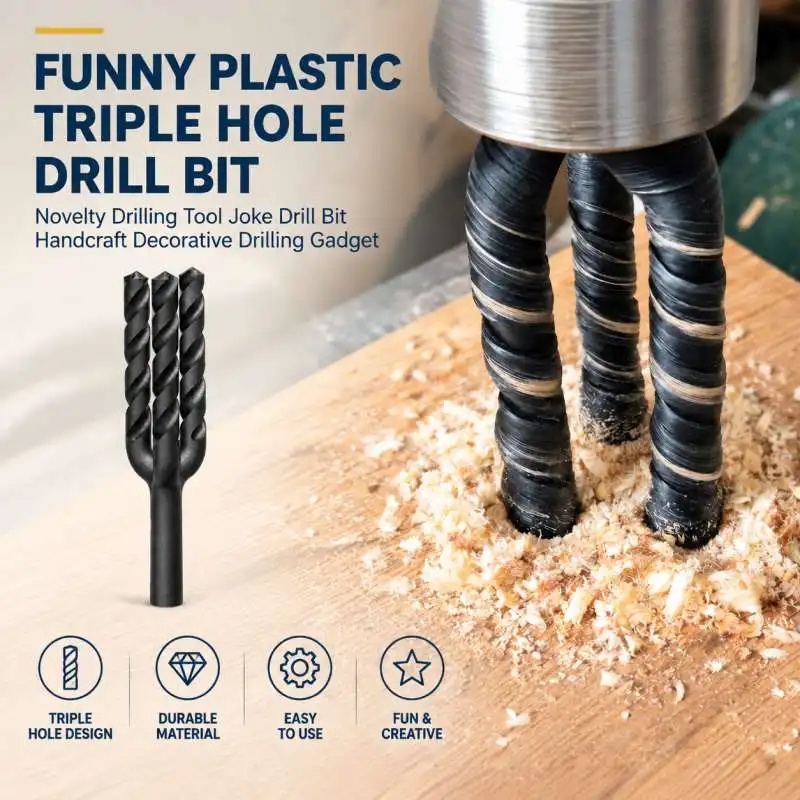 Funny Plastic Triple Hole Dril - đánh giá và giá Woodworking Jokes
