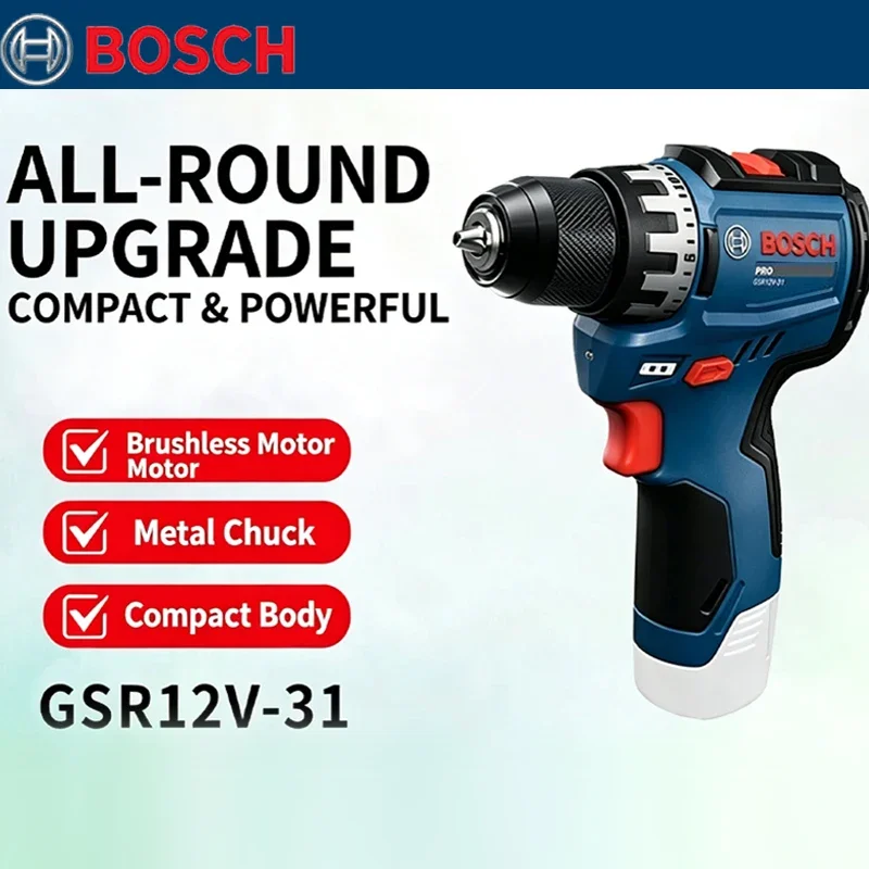Bosch GSR 12V-31 Brushless Ele - đánh giá và giá Woodworking Workshop