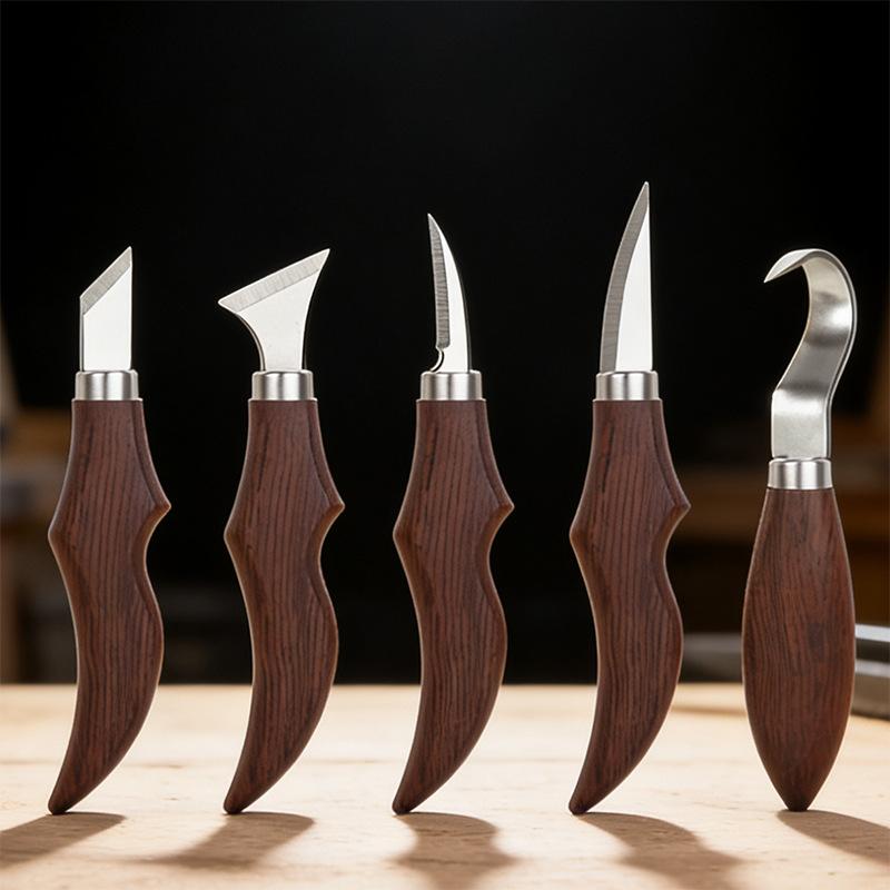 5Pcs Wood Carving Knife Set Wi - đánh giá và giá Wood Chisel Set