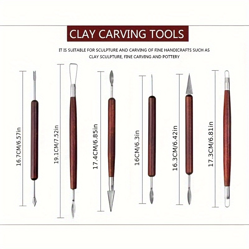 6PCS Sculpting Tool Pottery Wo - đánh giá và giá Wood Chisel Set