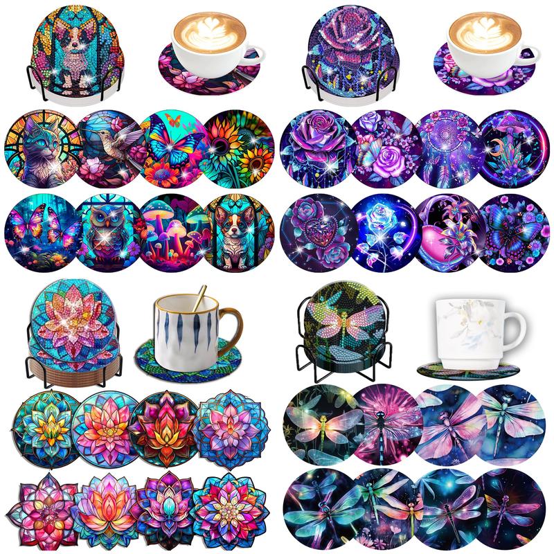8pcs/Set DIY Diamond Painting  - đánh giá và giá Woodworking Resin