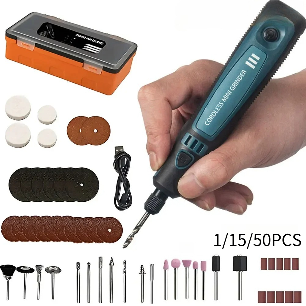 USB Cordless Electric Grinder  - đánh giá và giá Wood Chisel Set