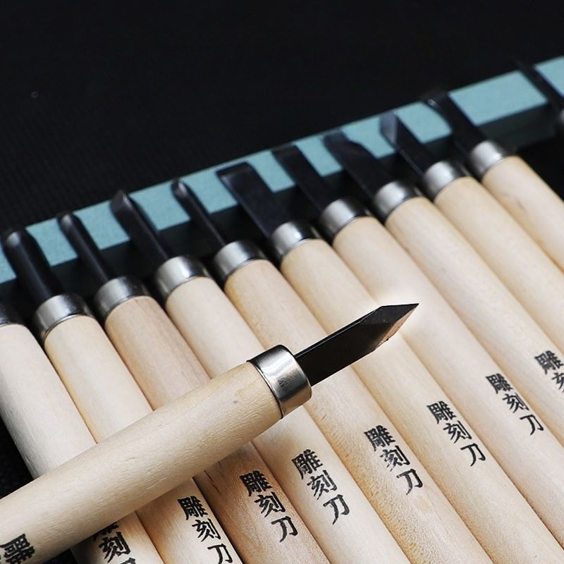Carving Knife Set Woodblock Ru - đánh giá và giá Wood Chisel Set