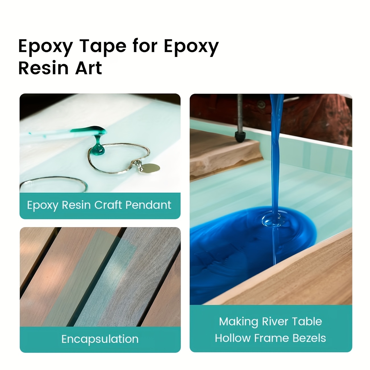 YITAPE Green Epoxy Resin Tape  - đánh giá và giá Woodworking Resin